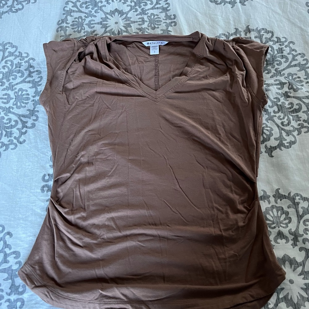 Athleta Outbound V Neck Tee